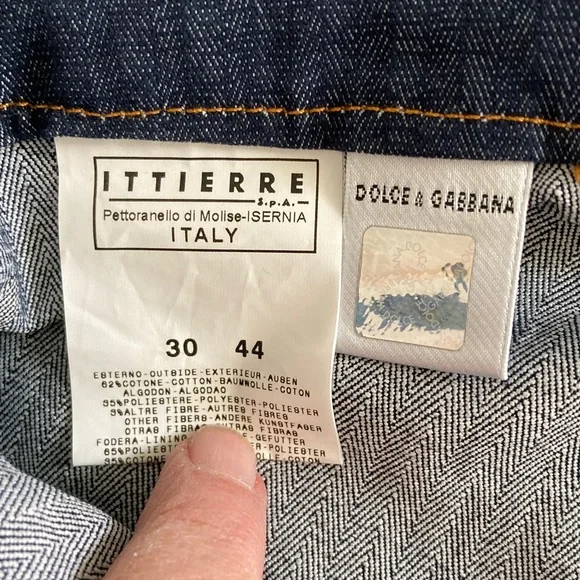 Dolce & Gabbana Women's Dark Blue Denim Jeans - Picture 3 of 9